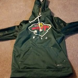 MN wild hockey hooded sweatshirt